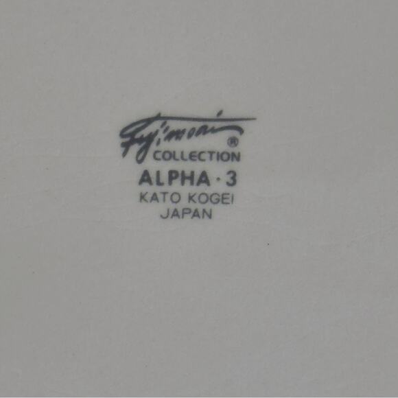 Vintage Fujimori Kato Kogei Alpha 3 Pop Art Saucer Plate Japan 1980’s Geometric - Picture 3 of 9